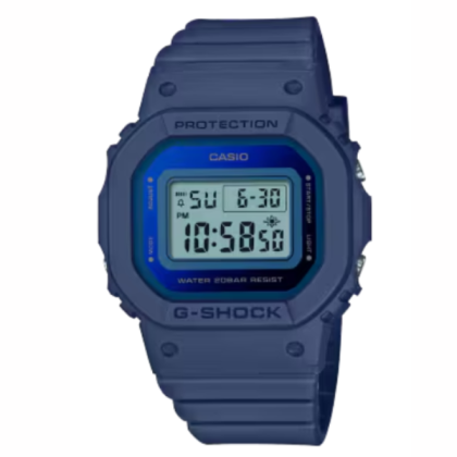 Casio G-Shock Women GMD-S5600-2 Blue Resin Band Sport Watch